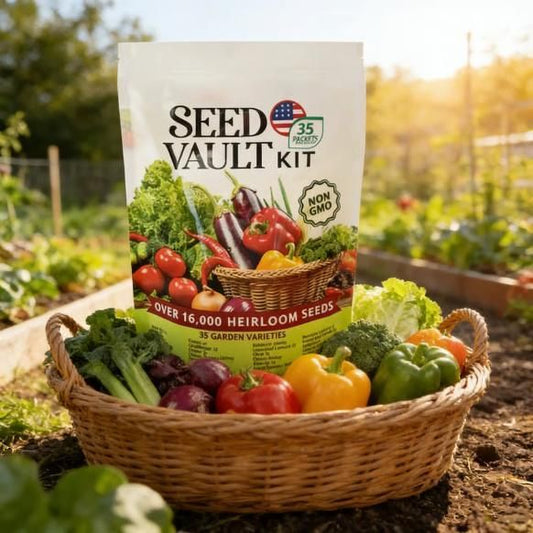 35 Variety Vegetable Seeds Kit – Grow Your Own Fresh Organic Garden